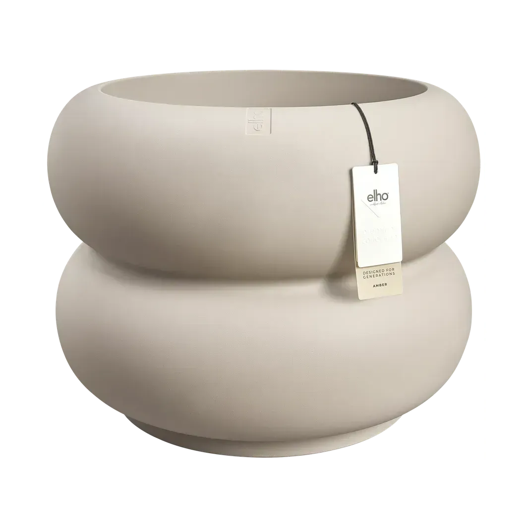 Elho Amber Roll Low bloempot Ø60 cm Balanced Beige