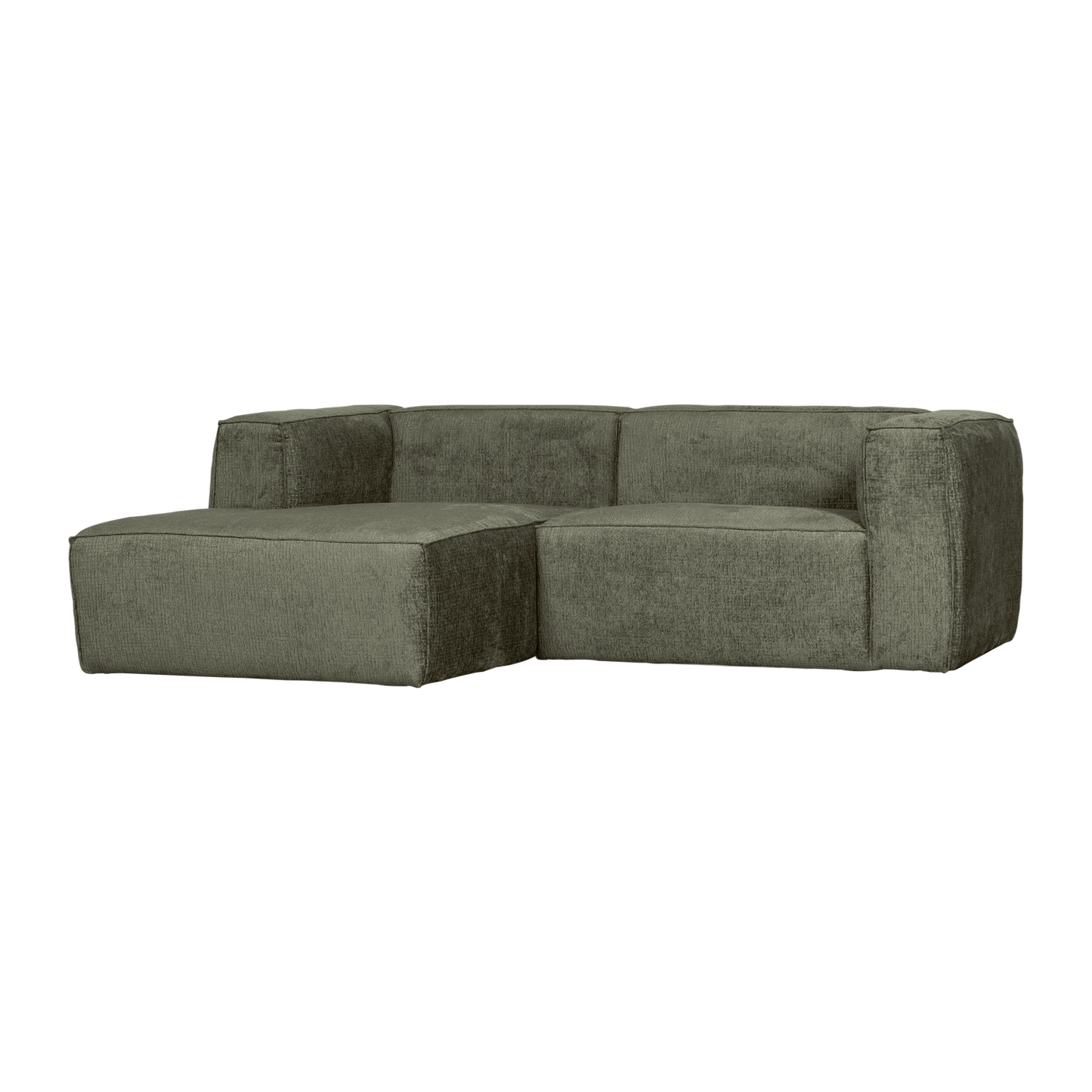WOOOD Bean chaise longue bank links Structure Velvet Moss