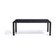 Kave Home Erisia eettafel rechthoek 200x100 cm Zwart