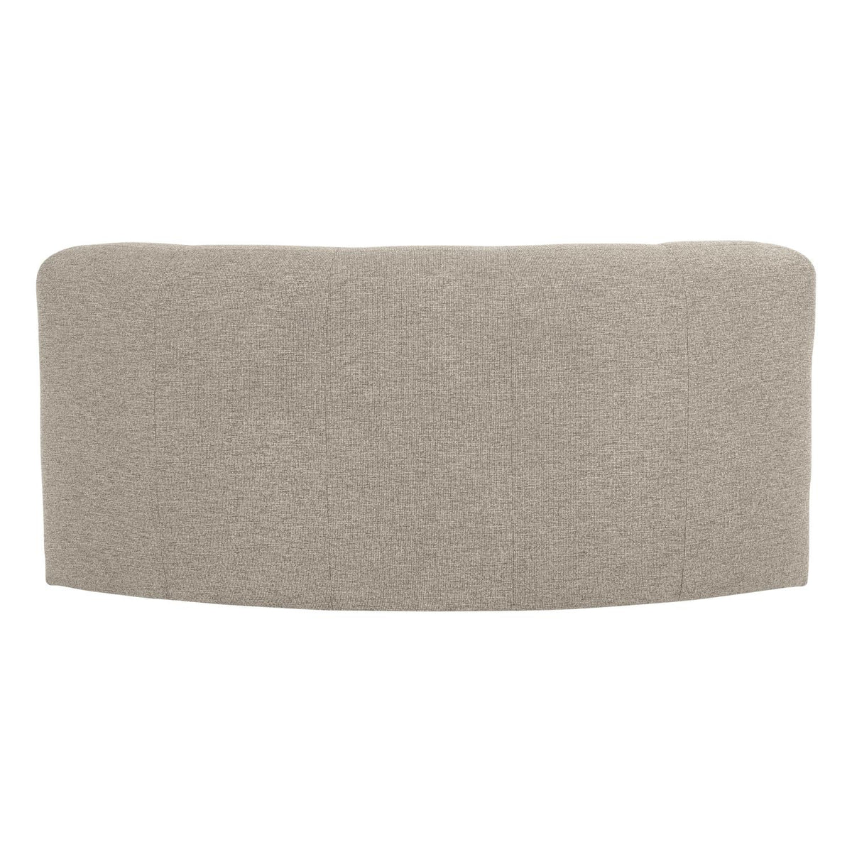 WOOOD Mojo Base eetbank halfronde hoek rugleuning bouclé Beige