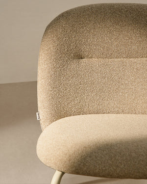 Kave Home Arino eetkamerstoel chenille Beige