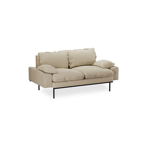 HKliving Retro 2-zitsbank Corduroy Rib Hay