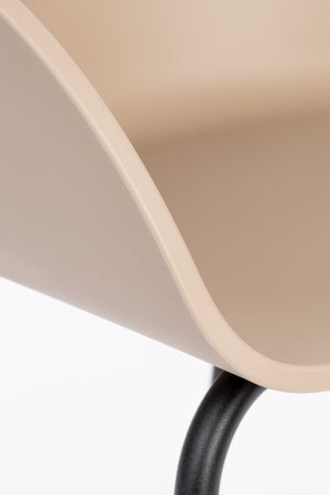 Zuiver Void eetkamerstoel Latte Brown