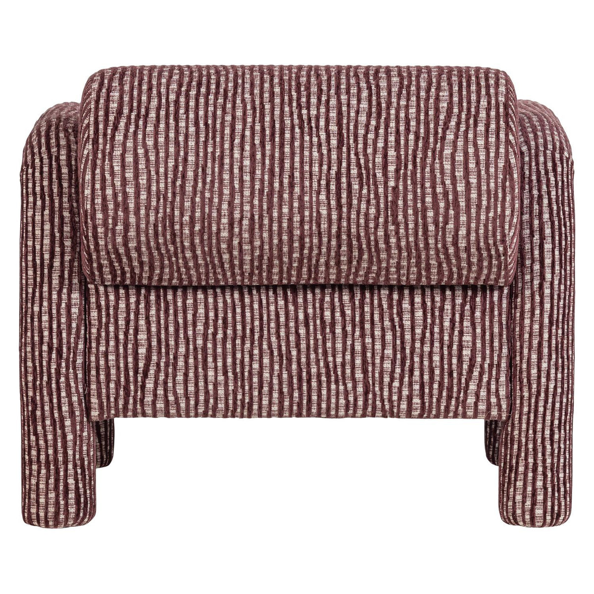 WOOOD Lenny fauteuil dessin Bordeauxrood