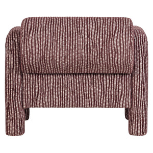 WOOOD Lenny fauteuil dessin Bordeauxrood
