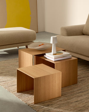 Kave Home Litto bijzettafel Light brown