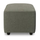 HKliving Vint hocker small Linen Army Green