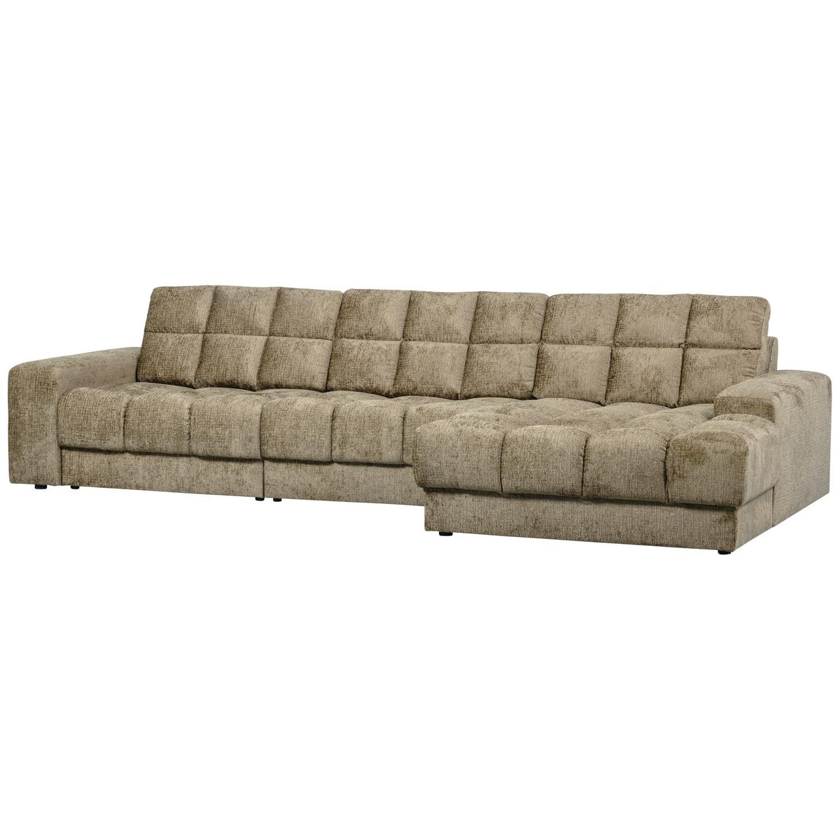 WOOOD Second Date chaise longue bank rechts structure velvet Wheatfield