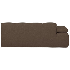 WOOOD Mojo 2-zits bank arm links bouclé Bruin Melange