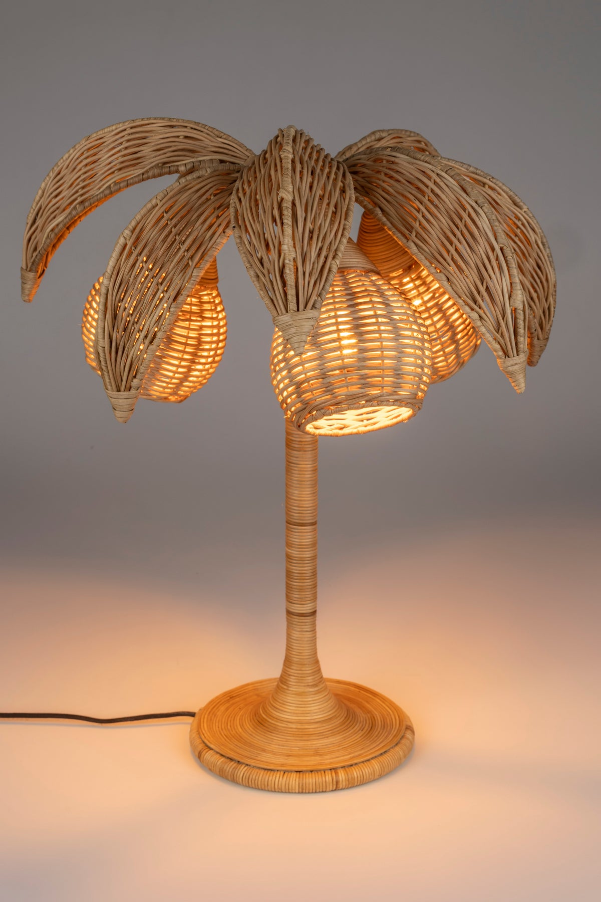 Dutchbone Palmtree tafellamp Bruin