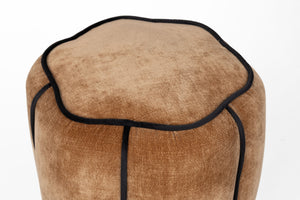 Dutchbone Donna poef Lichtbruin