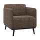 WOOOD Statement fauteuil met arm Bruin Melange