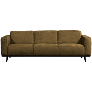 WOOOD Statement 3-zits bank Structure Velvet Brass