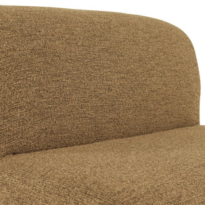 WOOOD Mojo Base 1-zits bank Bouclé Geel/Bruin