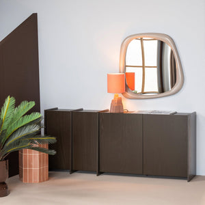 WOOOD Brock dressoir Middenbruin