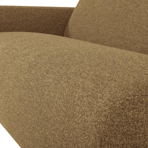 WOOOD Mojo Base 2-zits bank arm links bouclé Geel/Bruin