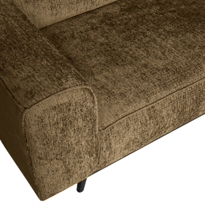 WOOOD Statement hoekbank rechts Structure Velvet Brass