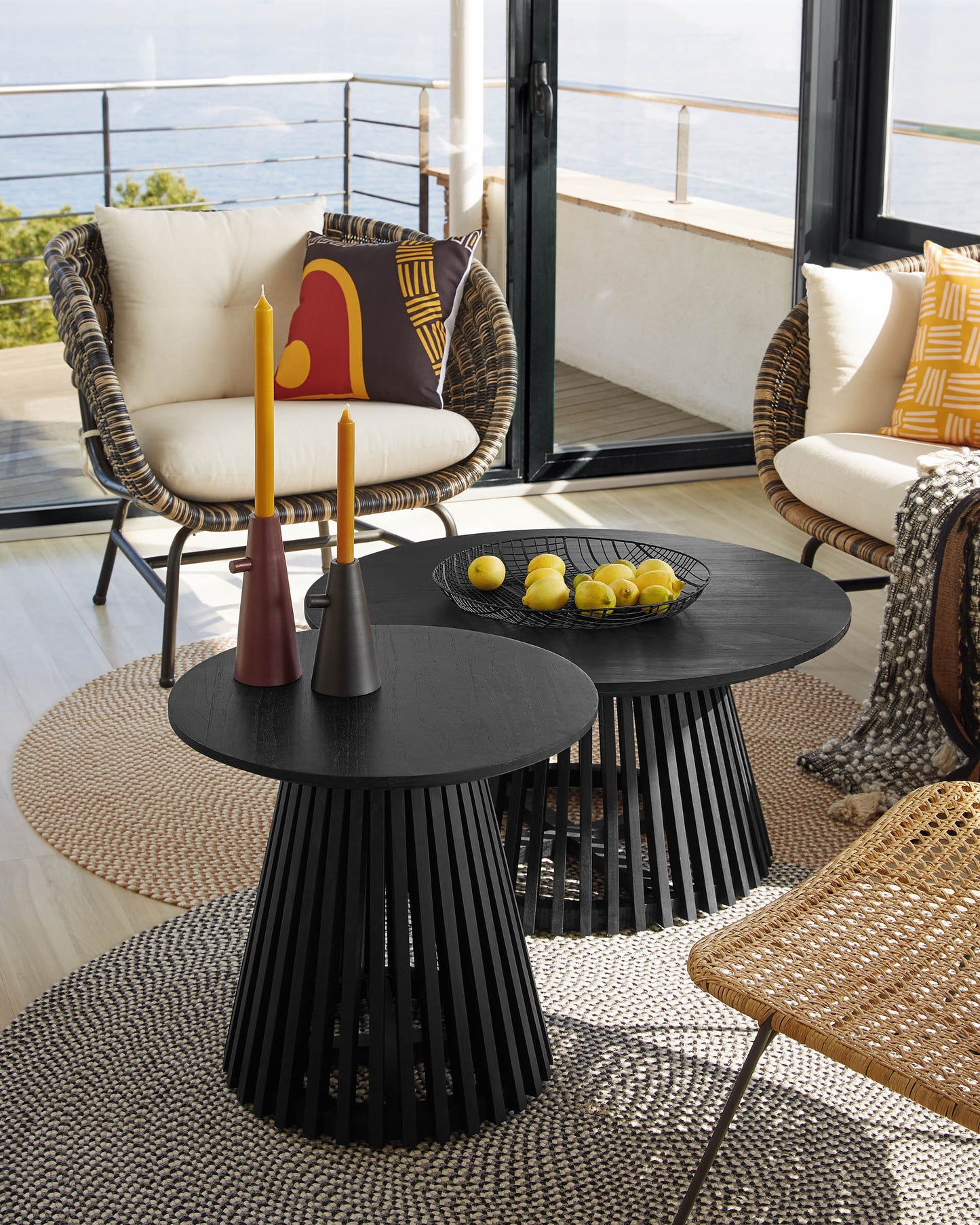 Kave Home Jeanette bijzettafel Ø50 cm Black