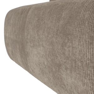 WOOOD Mojo Base eetkamerbank 164 cm rib Donkerzand