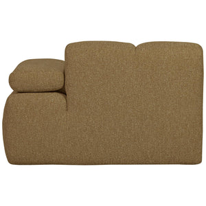 WOOOD Mojo 1-zits bank arm rechts bouclé Geel/Bruin