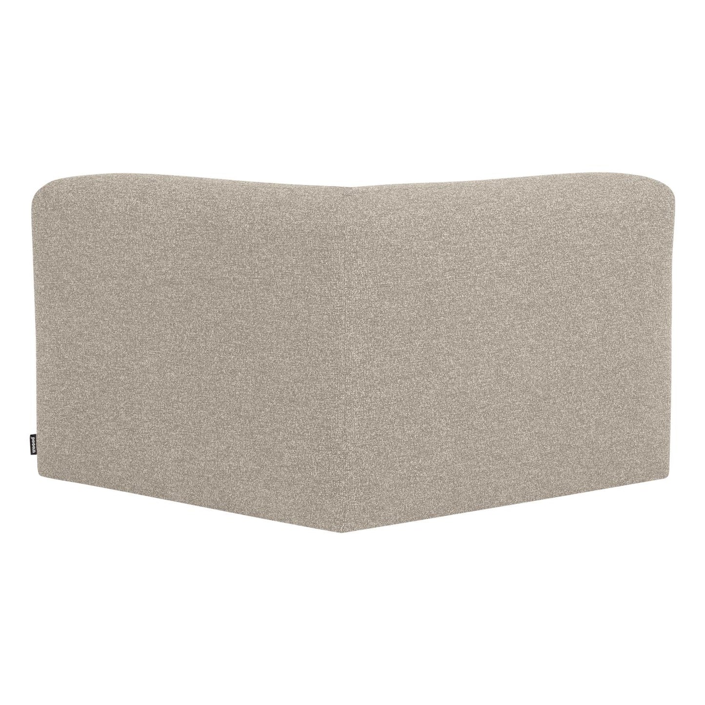 WOOOD Mojo Base bank hoekelement recht bouclé Beige Melange