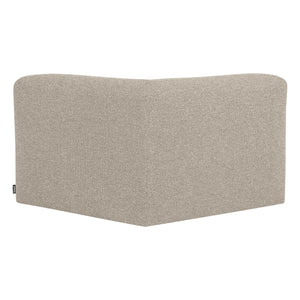 WOOOD Mojo Base bank hoekelement recht bouclé Beige Melange