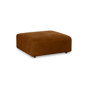 HKliving Jax hocker Royal Velvet Caramel