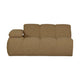 WOOOD Mojo 1,5-zits bank arm links bouclé Geel/Bruin Melange