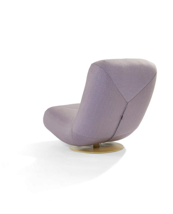 LABEL Vandenberg Bean fauteuil Lila draaibaar