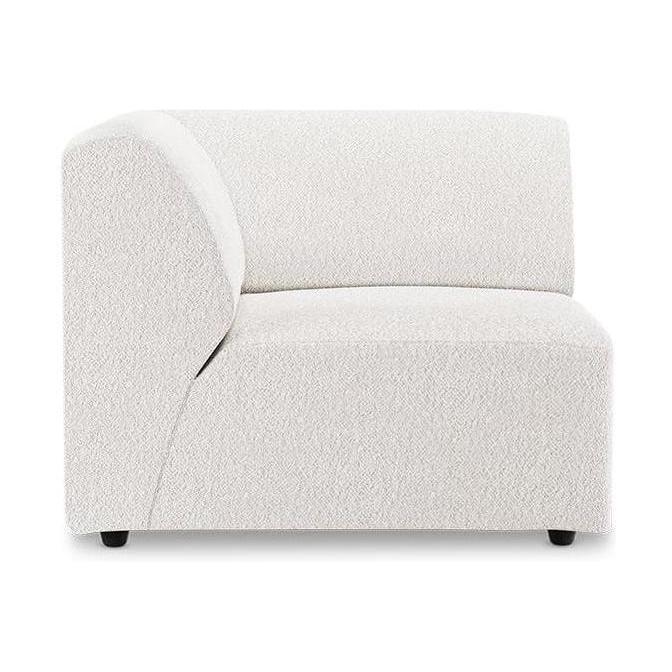 HKliving Jax bank left corner Boucle Cream