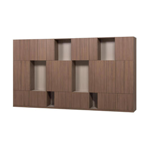 WOOOD Build wandkast 376 cm Bruin