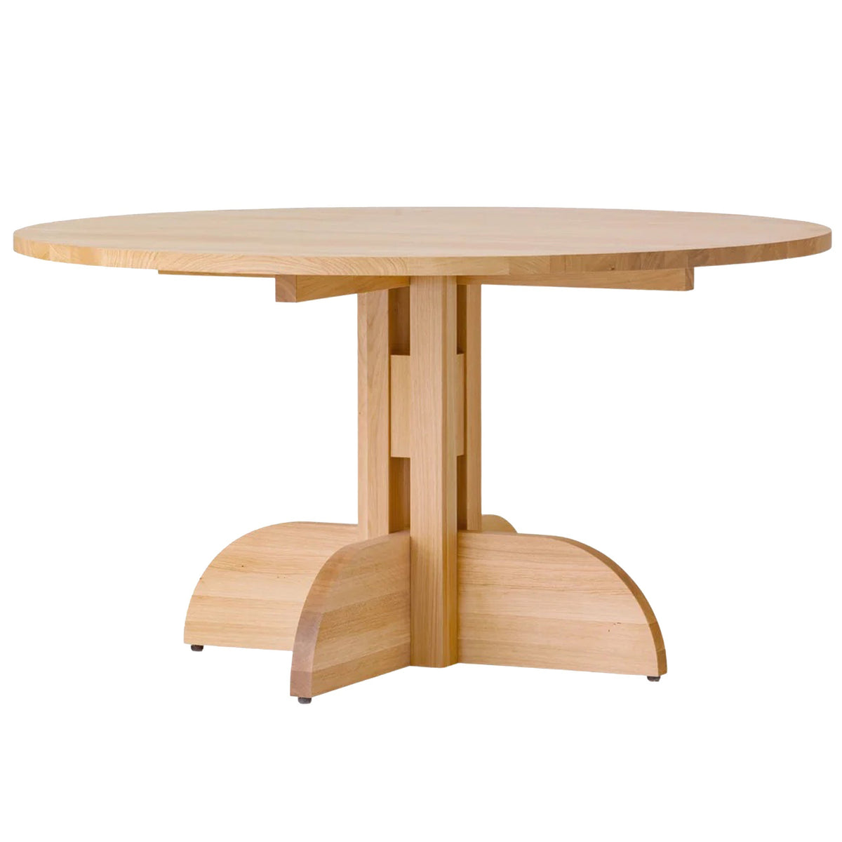 Audo Puffin eettafel rond Ø120 cm eiken Naturel