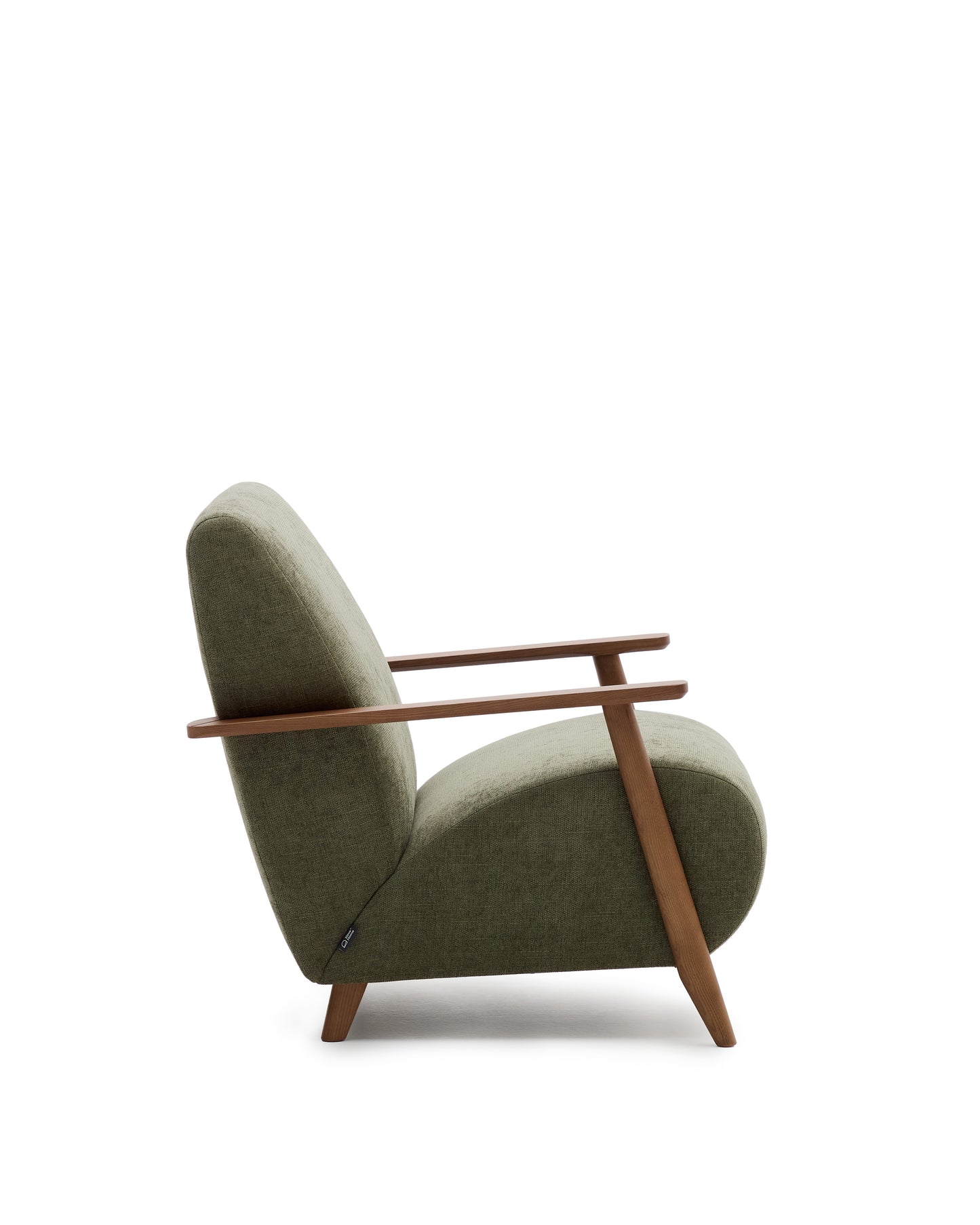 Kave Home Meghan fauteuil Green walnoot