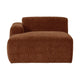 WOOOD Mojo Base chaise longue bank arm links rib Roestbruin