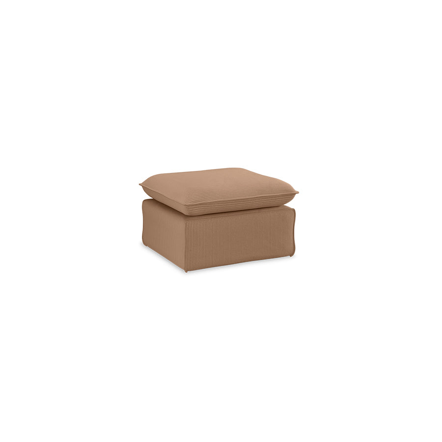 HKliving Nomad hocker Corduroy Rib Brown