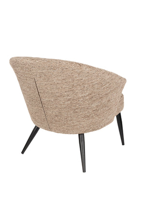 Dutchbone Georgia loungestoel Soft Brown
