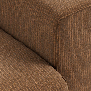 HKliving Flake bank right XL Corduroy Velvet Aged Gold