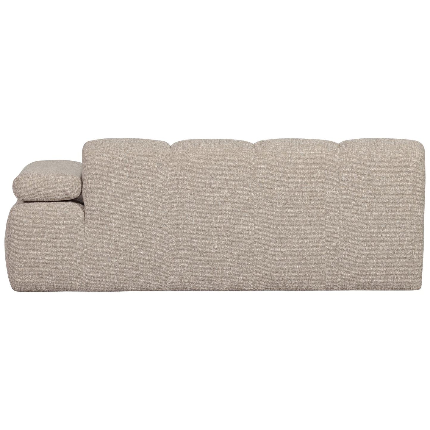 WOOOD Mojo 2-zits bank arm rechts bouclé Beige Melange