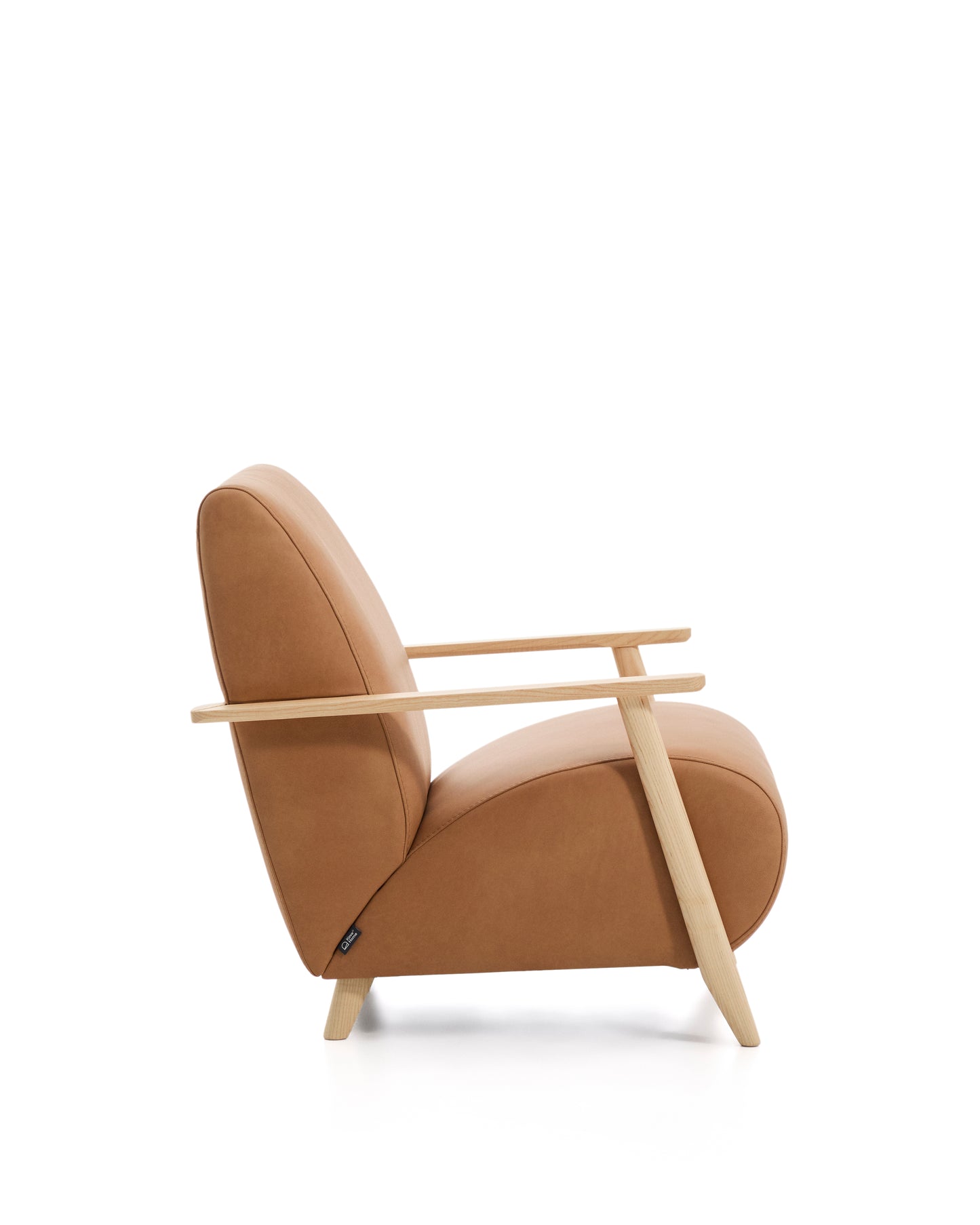 Kave Home Meghan fauteuil Bruin/Licht bruin