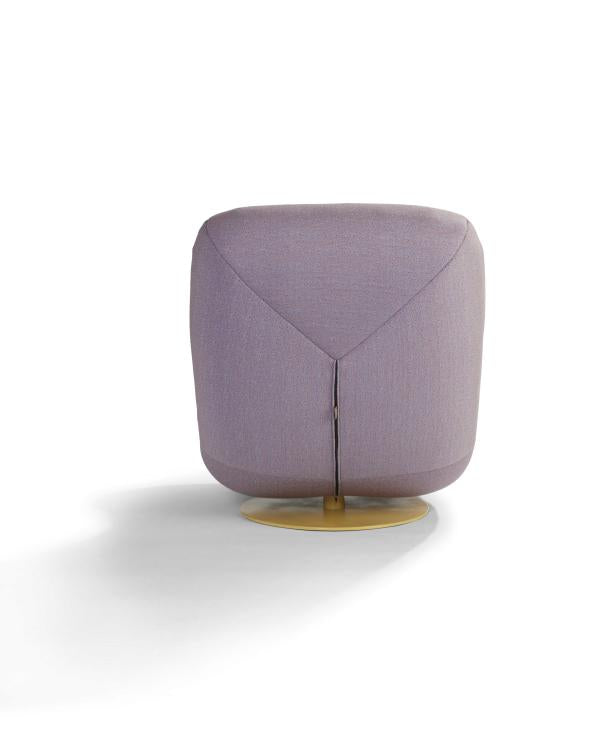 LABEL Vandenberg Bean fauteuil Lila draaibaar