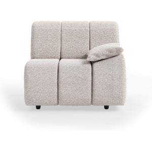 HKliving Wave bank right low arm Sneak Light Grey