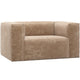 WOOOD Bean fauteuil Chenille Velvet Perzikroze