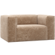 WOOOD Bean fauteuil Chenille Velvet Perzikroze