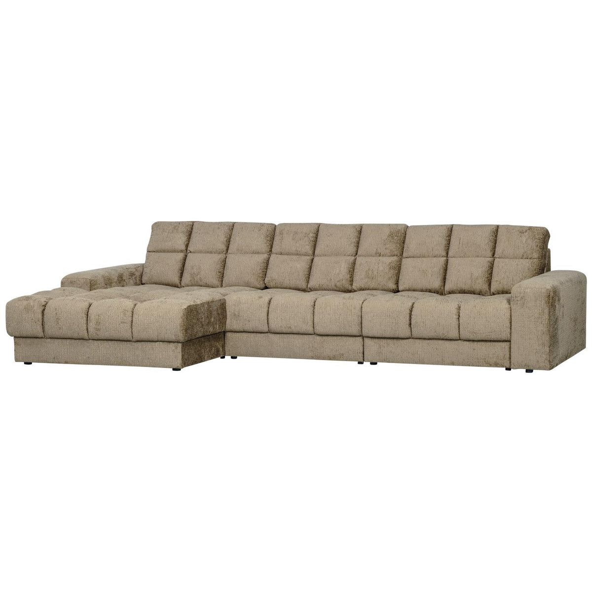 WOOOD Second Date chaise longue bank links structure velvet Wheatfield