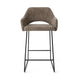 Jesper Home Yanai barkruk H65 Checked Chestnut slide black