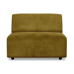 HKliving Jax bank middle Royal Velvet Olive