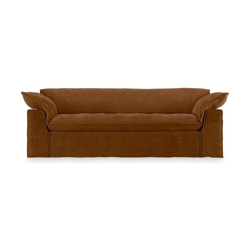 HKliving Nomad bank 244 cm Royal Velvet Caramel