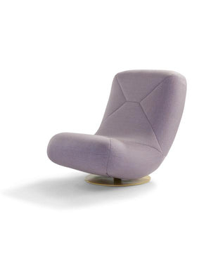 LABEL Vandenberg Bean fauteuil Lila draaibaar