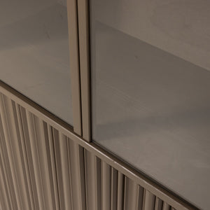 WOOOD Nova vitrinekast Truffel Bruin