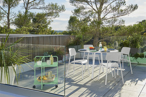 Fermob So'o tuintafel Ø 117 cm Acapulco blue